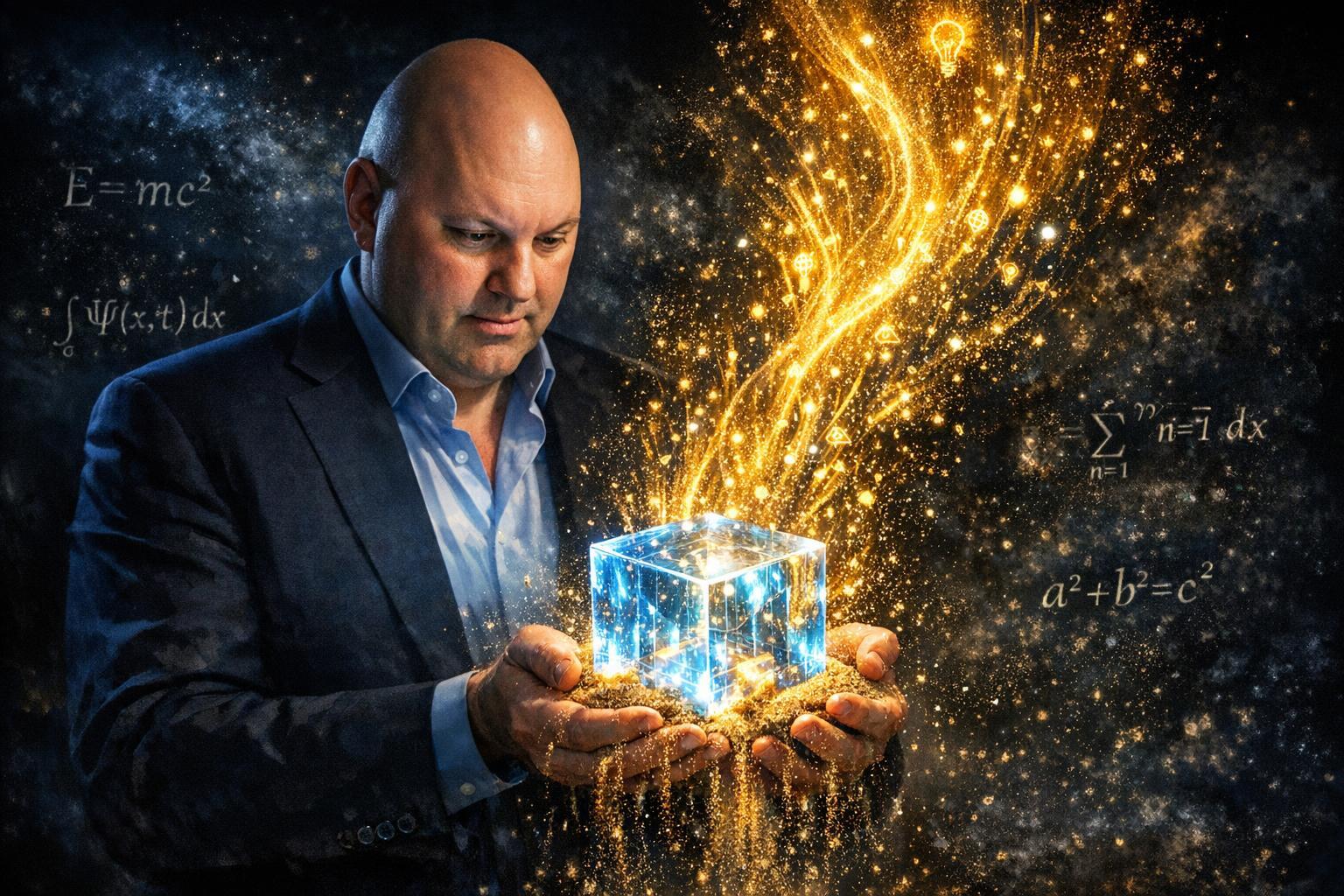 gpt-image-1.5_Marc_Andreessen_tall_bald_tech_investor_holding_a_glowing_crystalline_cube_made_-0